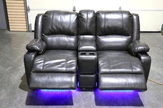 USED MOTORHOME THOMAS PAYNE ELECTRIC THEATER STYLE SOFA FOR SALE