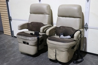 USED FLEXSTEEL CAPTAIN CHAIR SET RV/MOTORHOME FURITURE FOR SALE