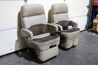 USED FLEXSTEEL CAPTAIN CHAIR SET RV/MOTORHOME FURITURE FOR SALE