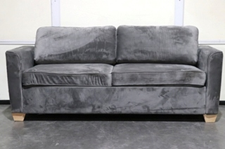 USED SUEDE SLEEPER SOFA MOTORHOME FURNITURE FOR SALE