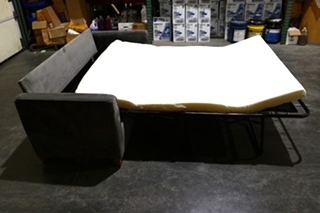 USED SUEDE SLEEPER SOFA MOTORHOME FURNITURE FOR SALE