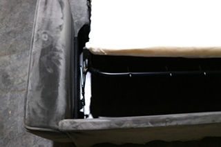 USED SUEDE SLEEPER SOFA MOTORHOME FURNITURE FOR SALE