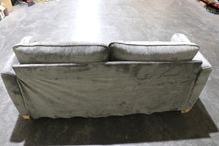 USED SUEDE SLEEPER SOFA MOTORHOME FURNITURE FOR SALE