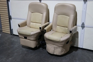 USED FLEXSTEEL CAPTAIN CHAIR SET RV FURNITURE FOR SALE